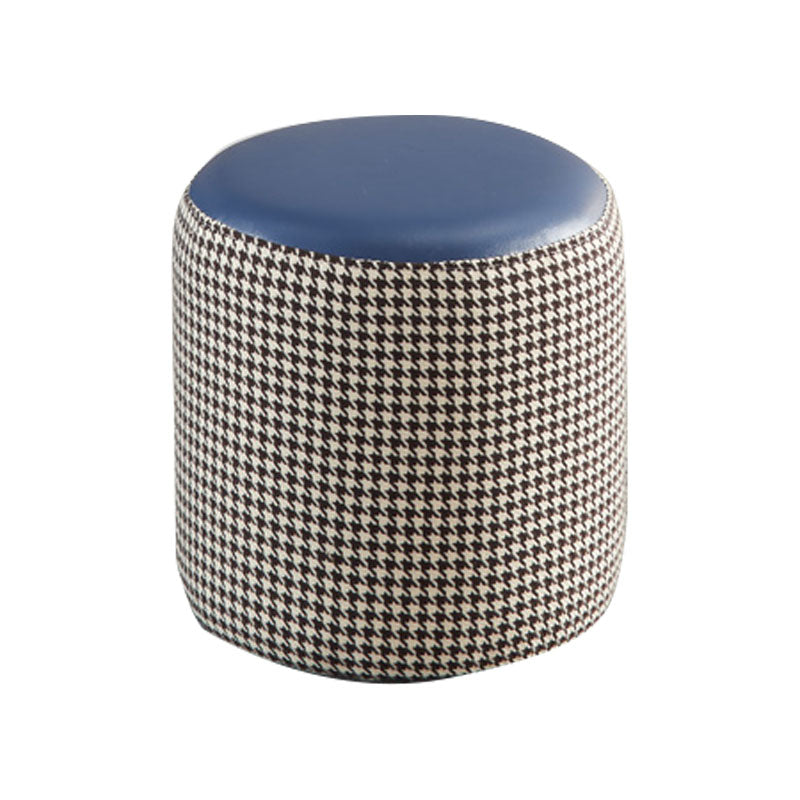 Modern Stain Resistant Pouf Round Shape Pouf for Living Room