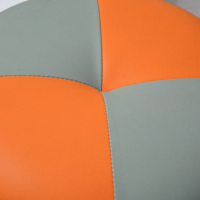Modern Leather Pouf Stain Resistant Color Pouf for Drawing Room