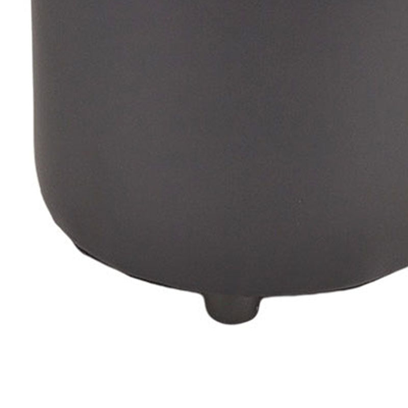 Modern Leather Pouf Stain Resistant Color Pouf for Drawing Room