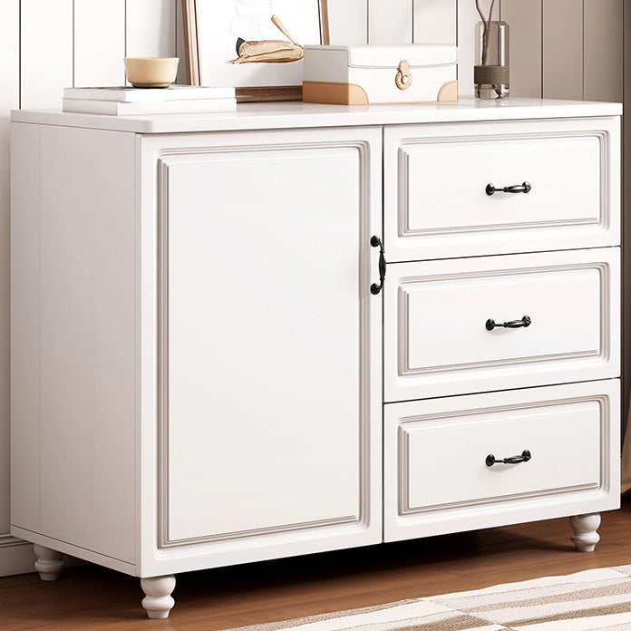 Modern Storage Cabinet Solid Wood Cabinet with Drawer for Home