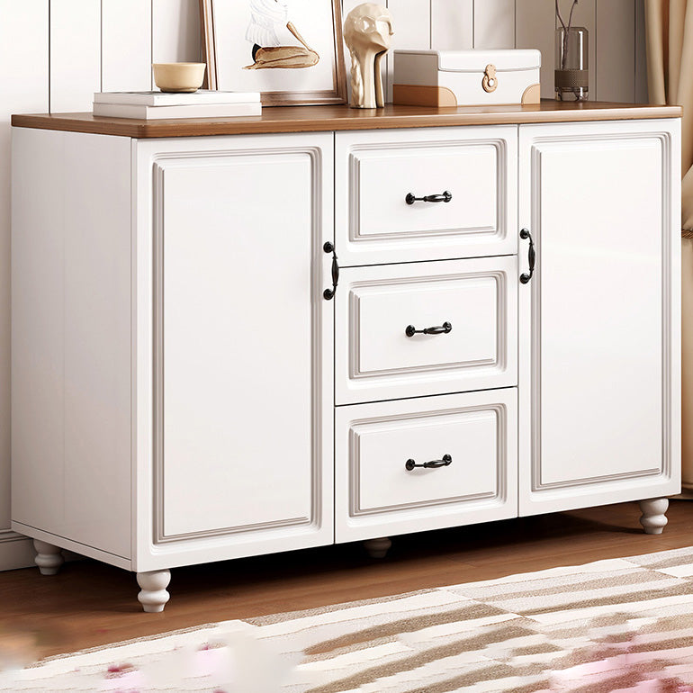 Modern Storage Cabinet Solid Wood Cabinet with Drawer for Home