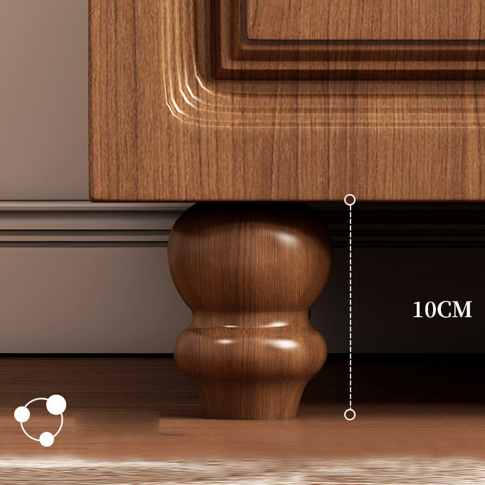 Modern Storage Cabinet Solid Wood Cabinet with Drawer for Home