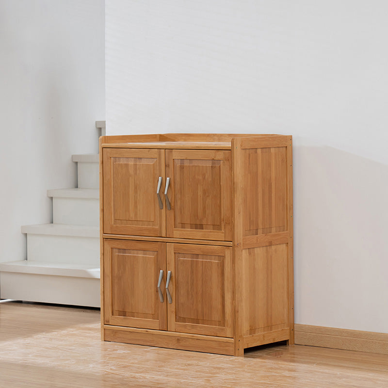 14.96 inch Wide Wooden Storage Cabinet with Door for Living Room