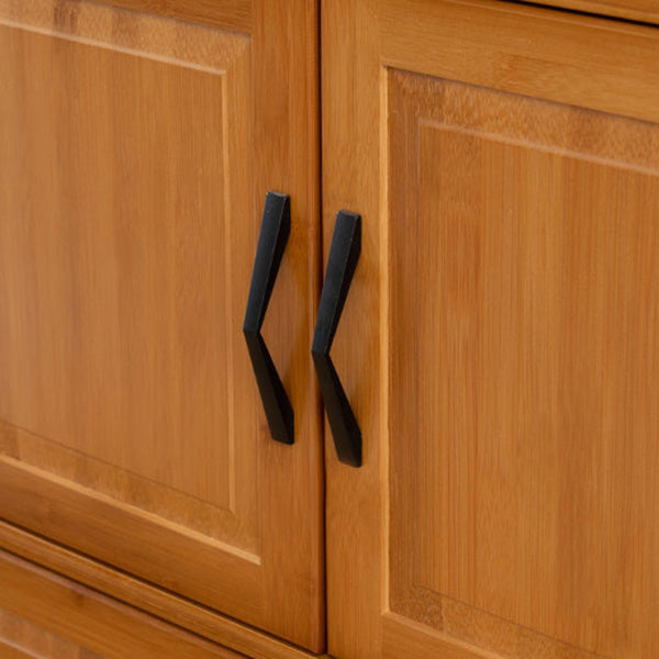 14.96 inch Wide Wooden Storage Cabinet with Door for Living Room