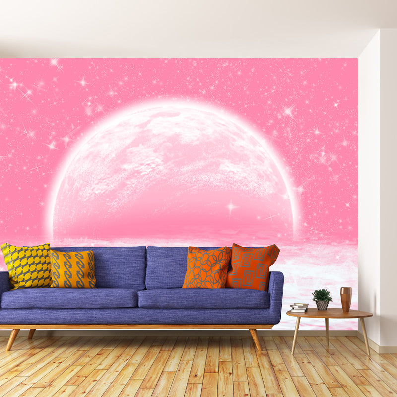Illustration Stain Resistant Mural Wallpaper Background Pattern Sleeping Room Wall Mural