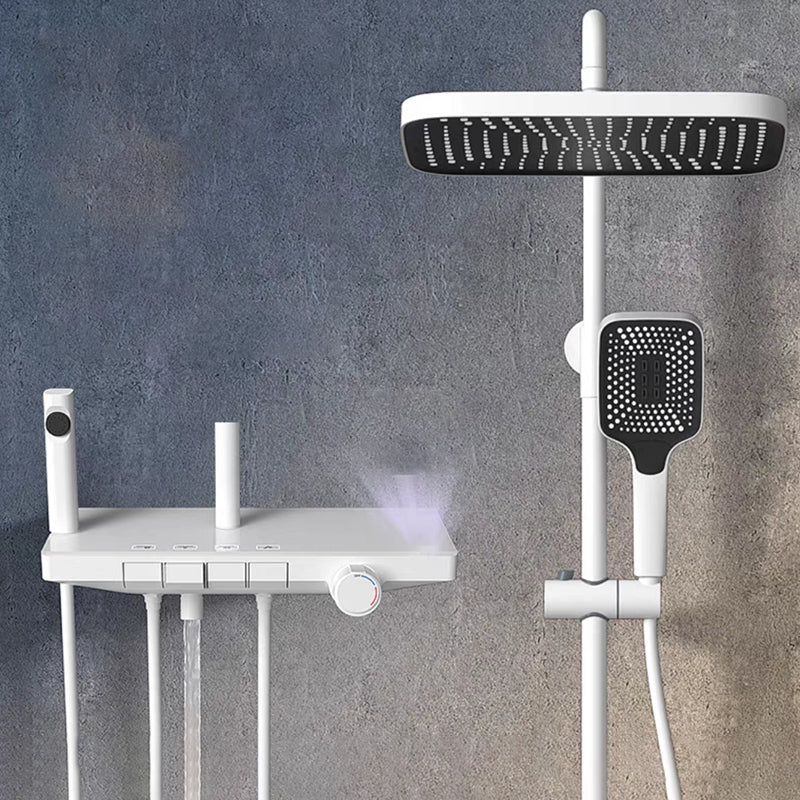 Modern Wall Mounted Adjustable Water Flow Shower Faucet Shower Hose Shower System