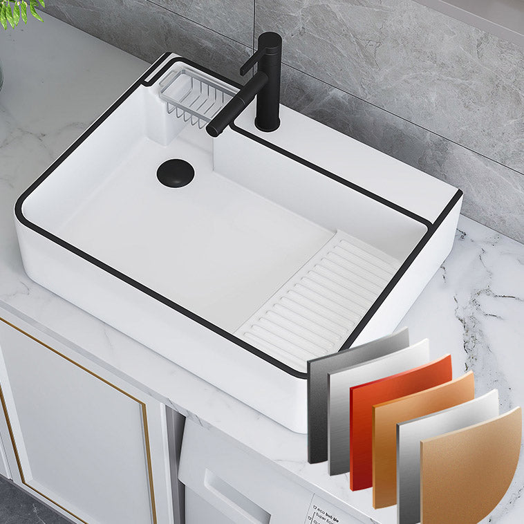 Porcelain Trough Bathroom Sink Traditional Trough Bathroom Sink With Basin