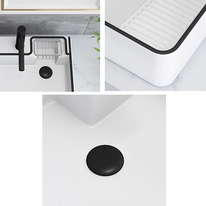Porcelain Trough Bathroom Sink Traditional Trough Bathroom Sink With Basin