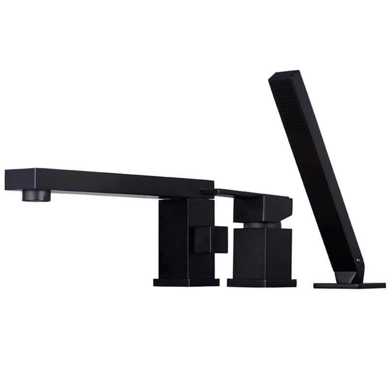Deck Mounted Metal Freestanding Tub Filler Swivel Freestanding Faucet