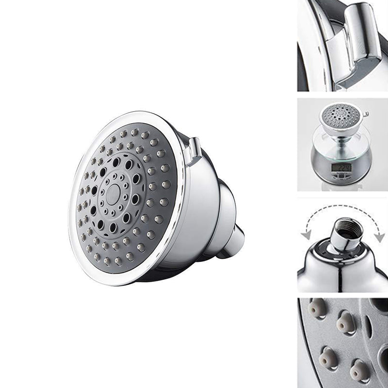 Traditional Style Shower Head Double Bathroom Shower Heads with Round Shape