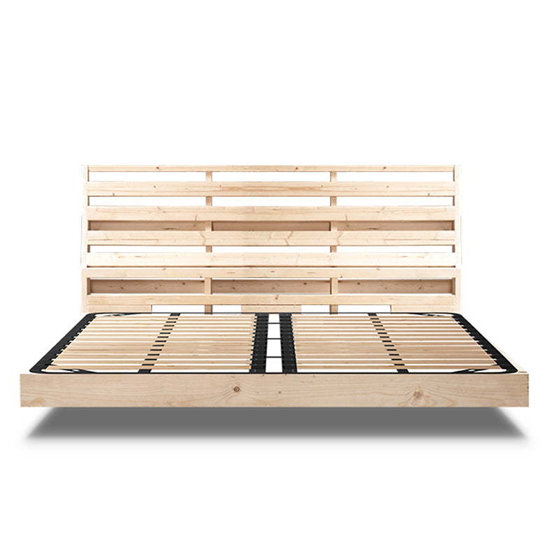 Luxurious Tufted Upholstered Bed Frame King and Queen Size Panel Bed in Dark Green