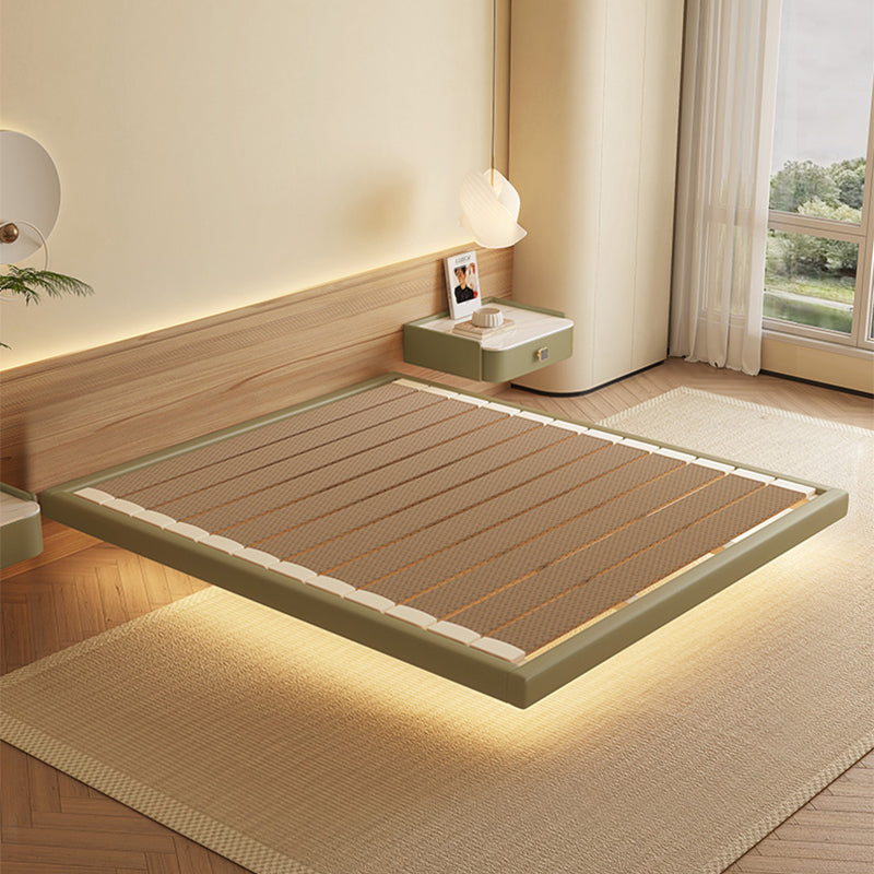 Solid Wood Platform Bed Modern Pine Wood Platform Bed for Bedroom