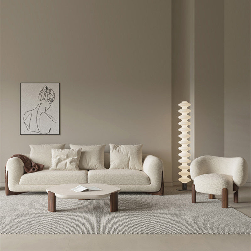 Contemporary Basic Four Leg Armchair Bedroom Solid Color Arm Chair
