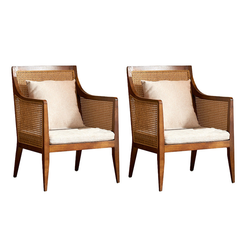 Mid-century Accent Armchair Removable Cushions Accent Room Chair