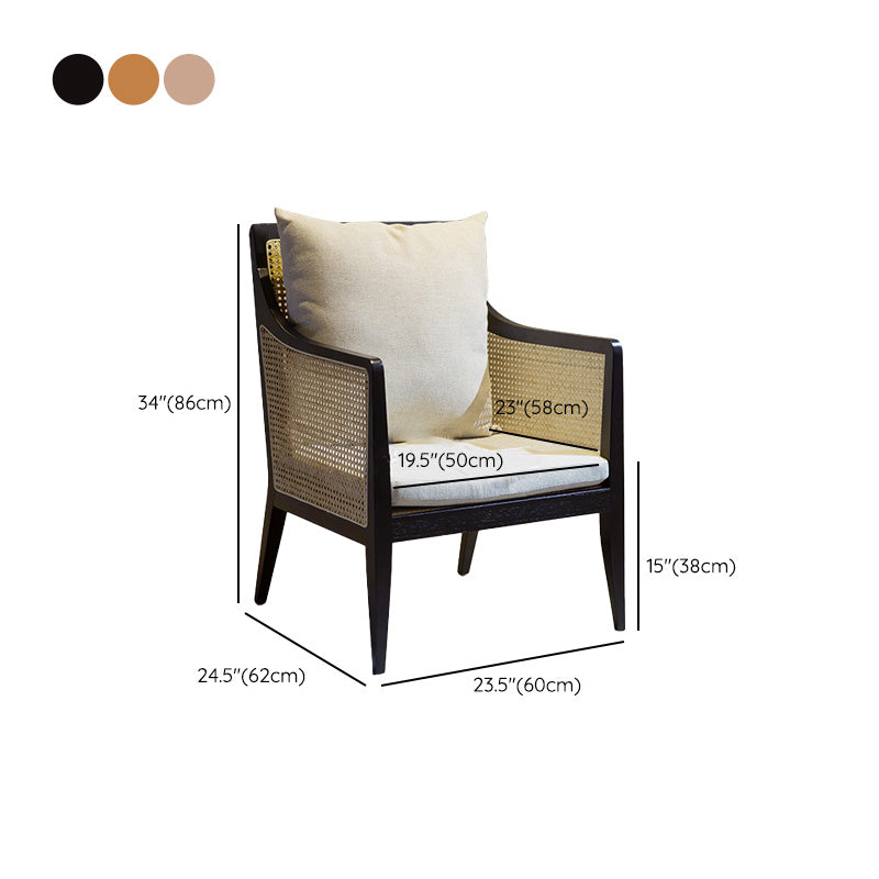 Mid-century Accent Armchair Removable Cushions Accent Room Chair
