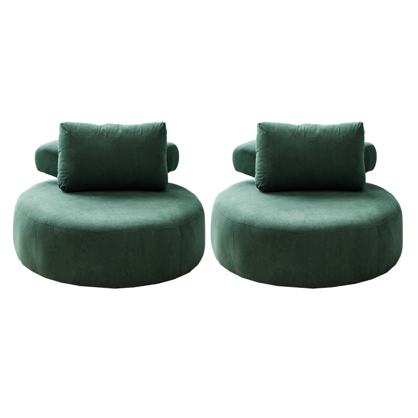 Contemporary Fixed Back Lounge Chair Bedroom Solid Color Lounge Chair