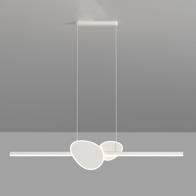 Modern Style Island Light LED Island Hanging Light with Acrylic Shade for Living Room