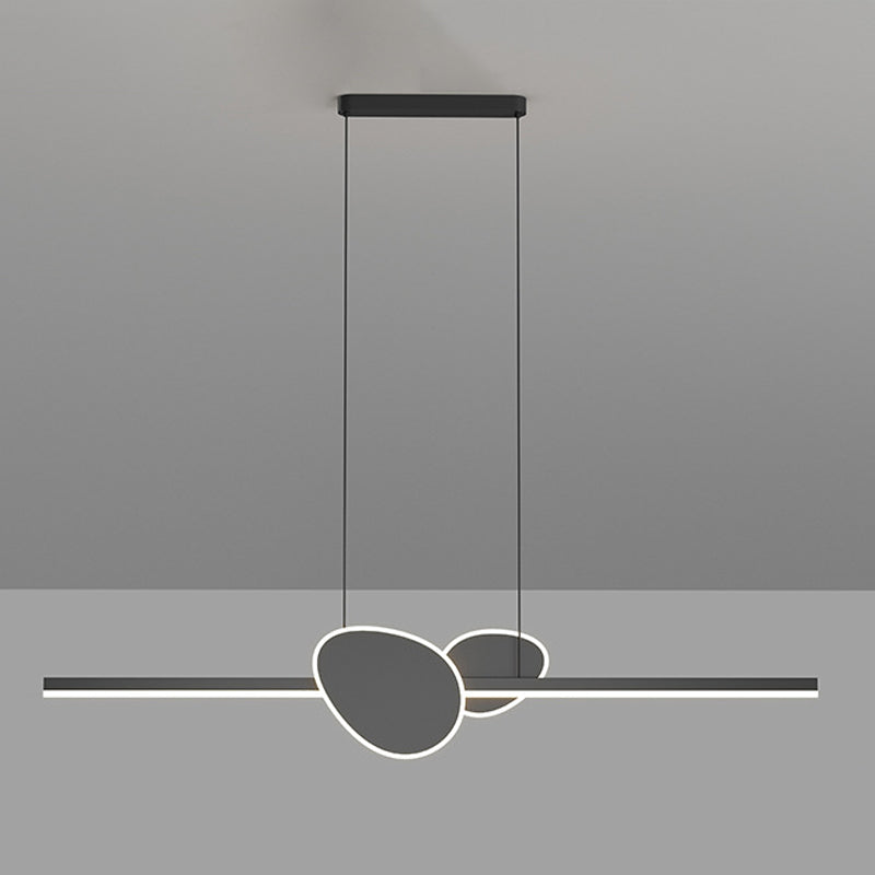 Modern Style Island Light LED Island Hanging Light with Acrylic Shade for Living Room