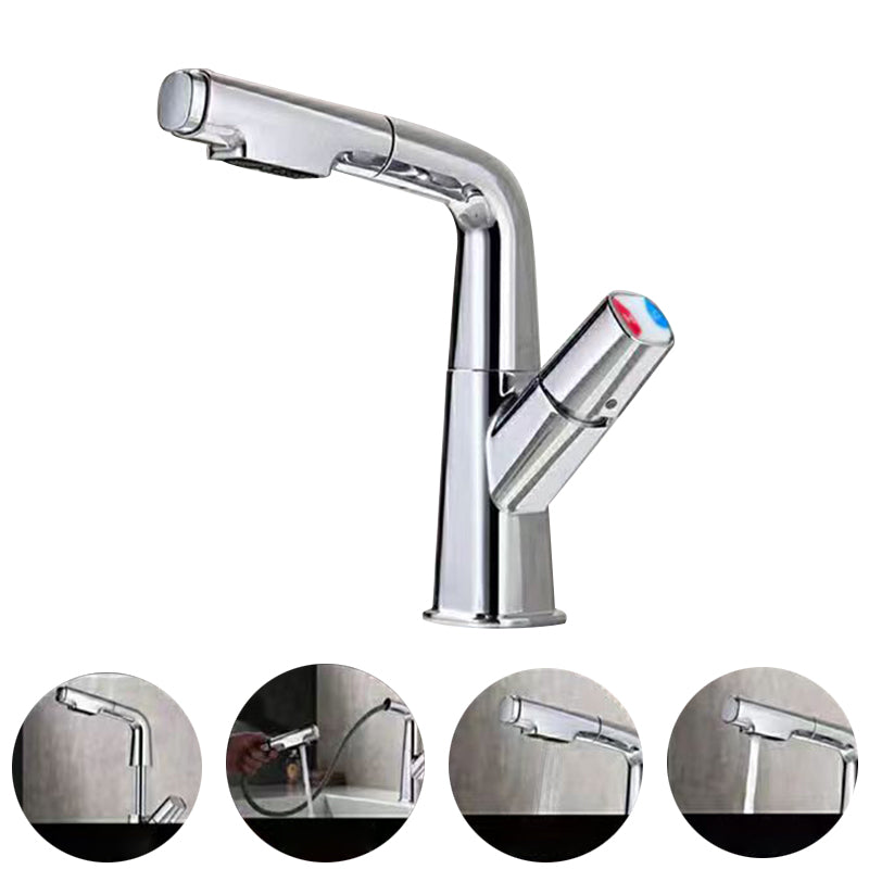 Rotatable Modern Sink Faucet Knob Handle Faucet for Bathroom