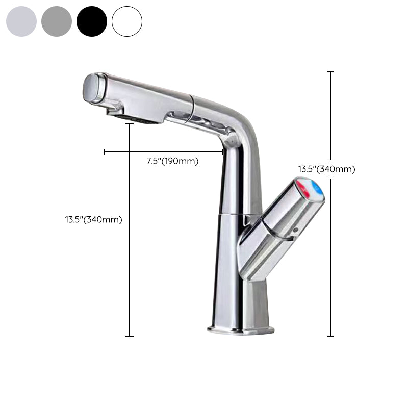 Rotatable Modern Sink Faucet Knob Handle Faucet for Bathroom