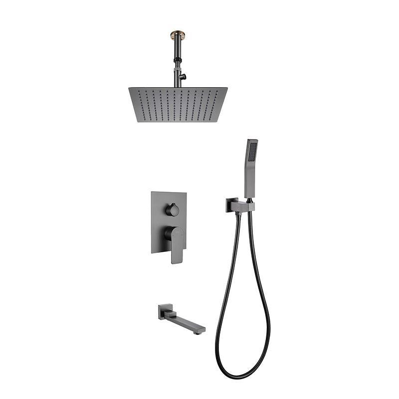Modern Shower Trim Brass Handheld Shower Head Ceiling Mounted Shower System