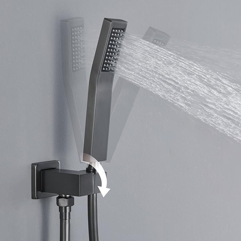 Modern Shower Trim Brass Handheld Shower Head Ceiling Mounted Shower System