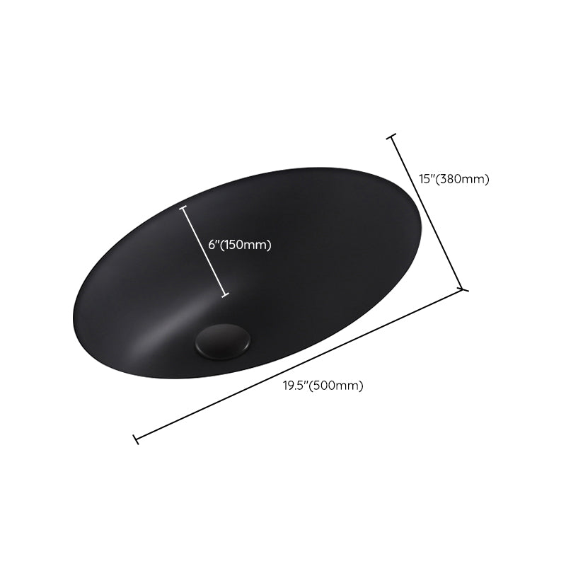 Black Undermount Vanity Sink Modern Porcelain Undermount Vanity Sink