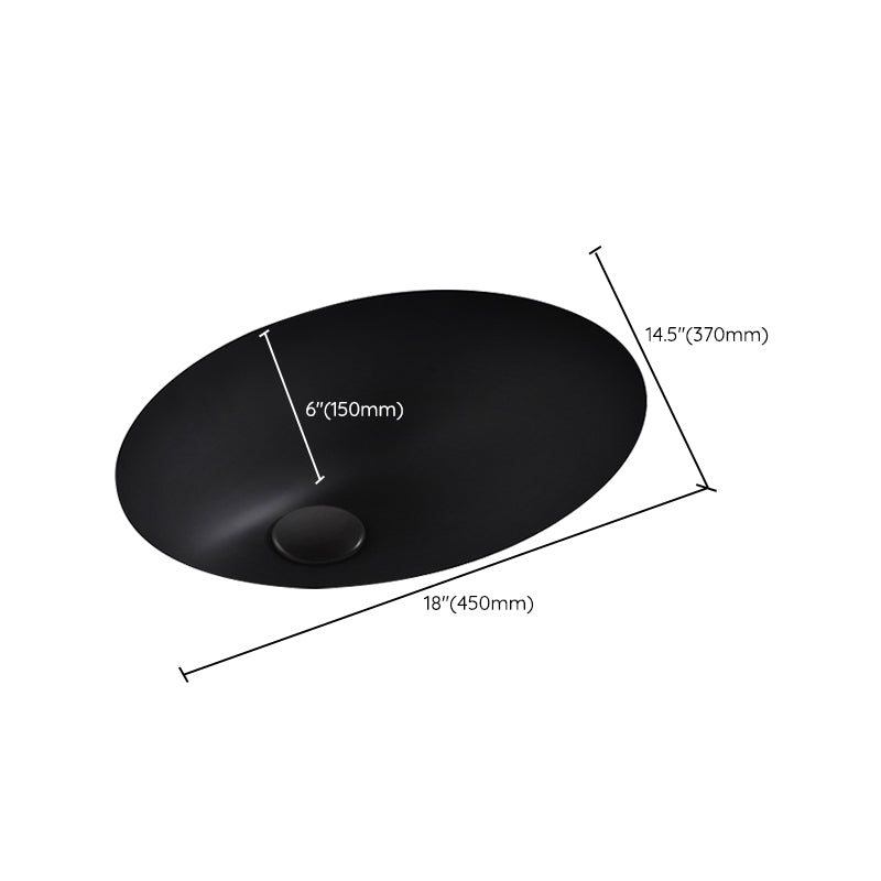 Black Undermount Vanity Sink Modern Porcelain Undermount Vanity Sink