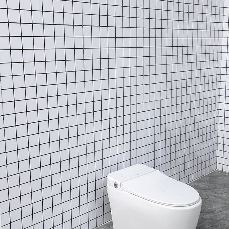 Modern Bathroom Wall Tile Peel and Stick Waterproof Imitation Ceramic Tile