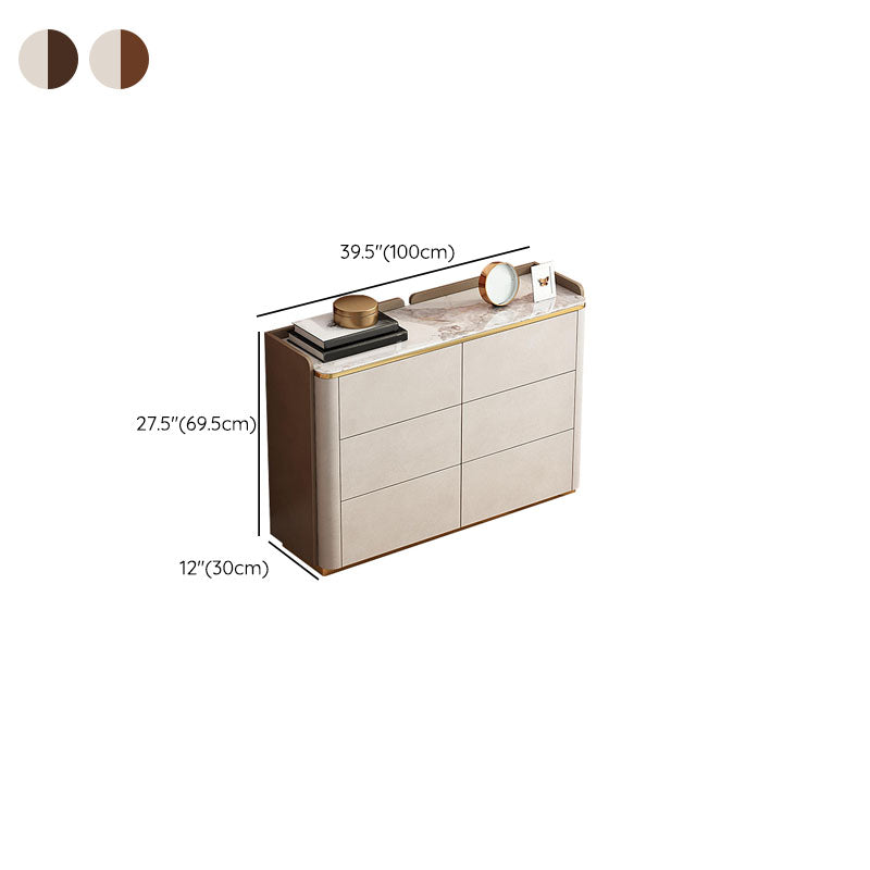 11.7-inch W Contemporary Dresser Stone Storage Chest Dresser
