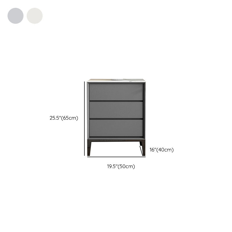 15.6-inch W Contemporary Dresser Stone Storage Chest Dresser