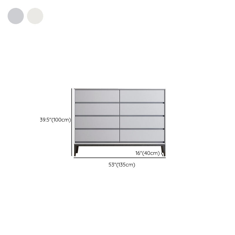 15.6-inch W Contemporary Dresser Stone Storage Chest Dresser