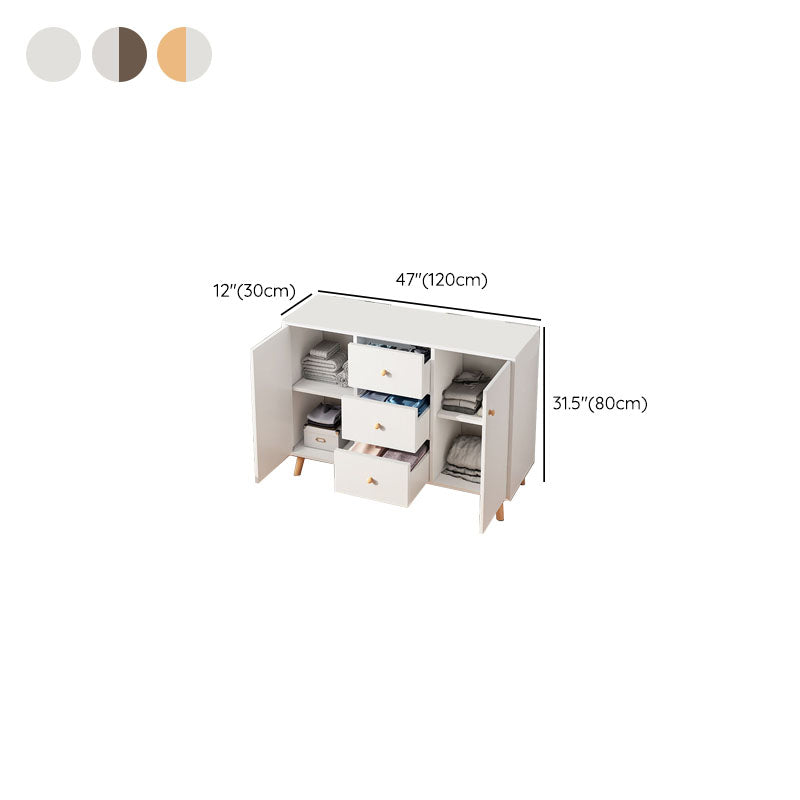 11.7-inch W Contemporary Dresser Manufactured Wood Storage Chest Dresser