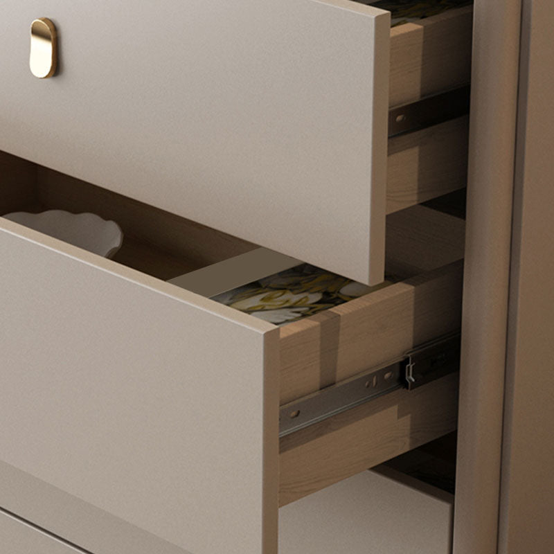 Glam Stone Storage Chest Home Horizontal Chest with Metal Legs