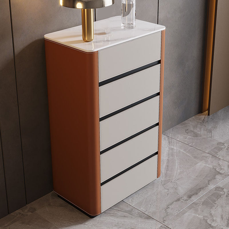Stone Dresser Modern Storage Chest Dresser with 2/3/4/5 Drawers