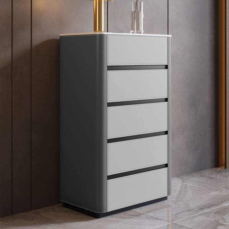 Stone Dresser Modern Storage Chest Dresser with 2/3/4/5 Drawers