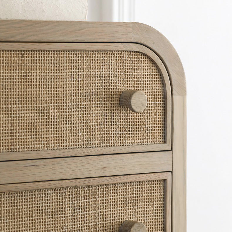 Contemporary Rectangle Chest Straight Legs with 5 Drawers Accent Chest