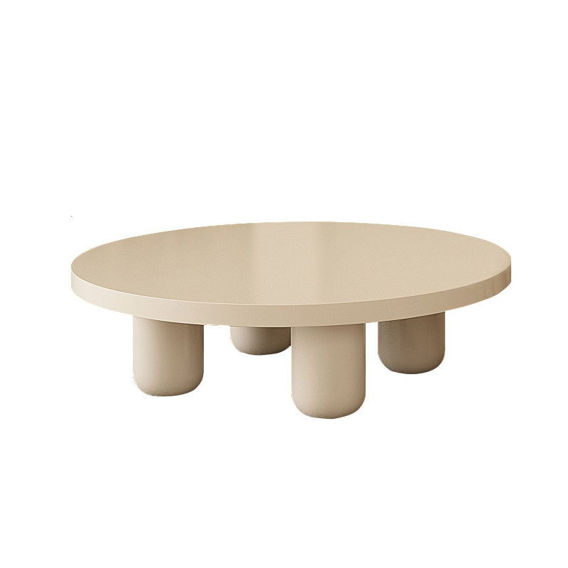 4 Legs Rectangular Coffee Table Contemporary Wood Bunching Tables