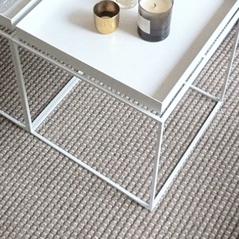 Square Iron Coffee Table Tray Top Simple Frame Cocktail Table