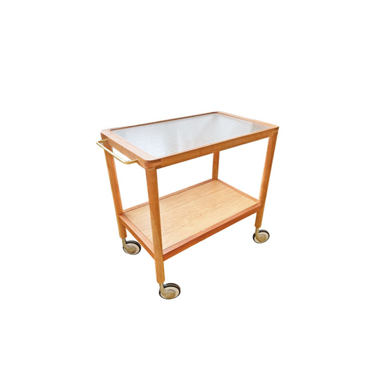 Modern Rectangular Side End Table 4 Legs Side Table for Living Room