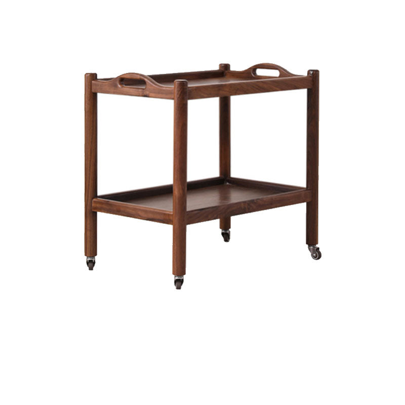 Modern Rectangular Side End Table 4 Legs Side Table for Living Room