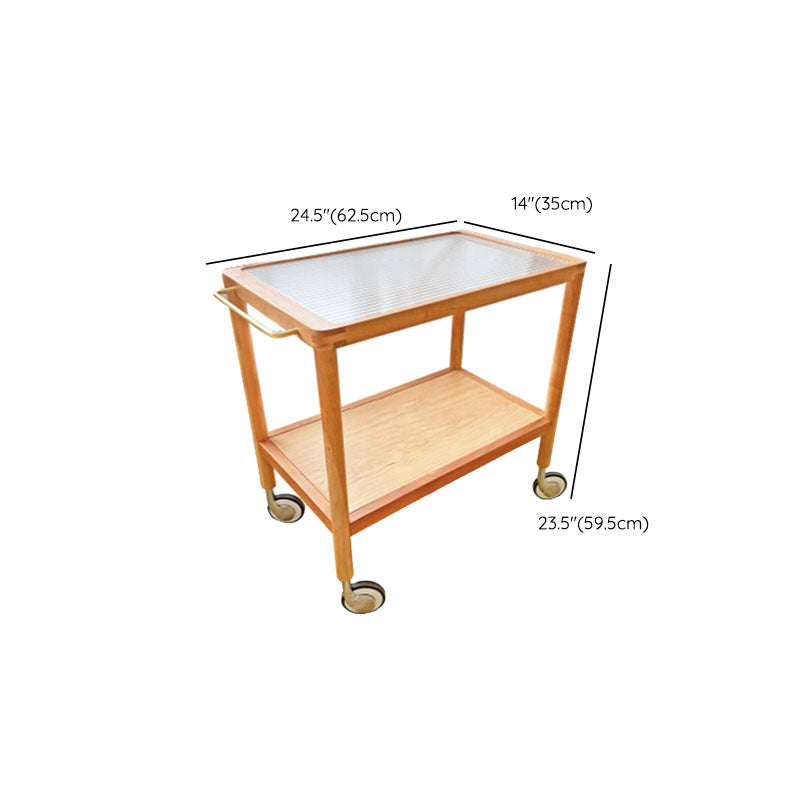 Modern Rectangular Side End Table 4 Legs Side Table for Living Room