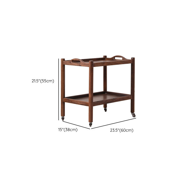 Modern Rectangular Side End Table 4 Legs Side Table for Living Room