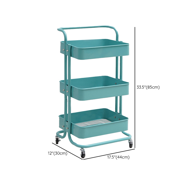 Contemporary Etagere Bookshelf Metal Open Back Bookcase with Shelves