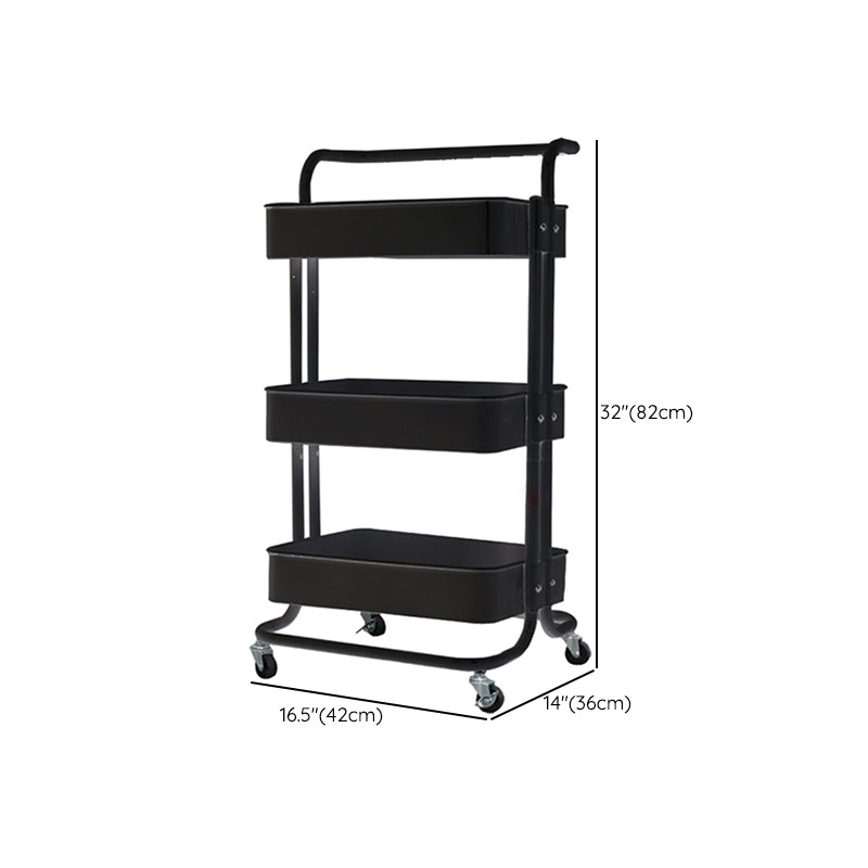 Contemporary Etagere Bookshelf Metal Open Back Bookcase with Shelves