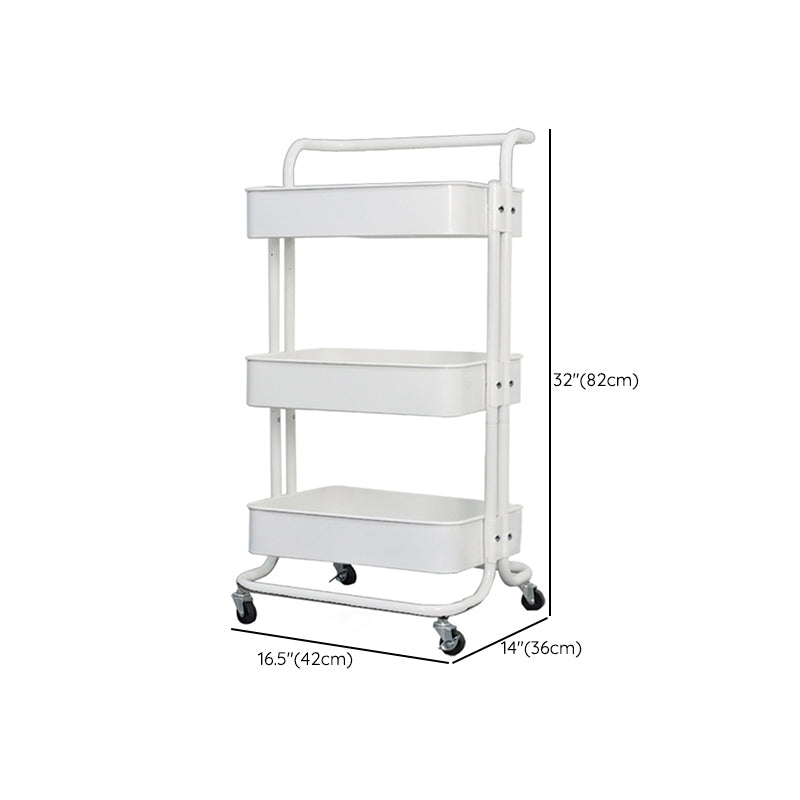 Contemporary Etagere Bookshelf Metal Open Back Bookcase with Shelves