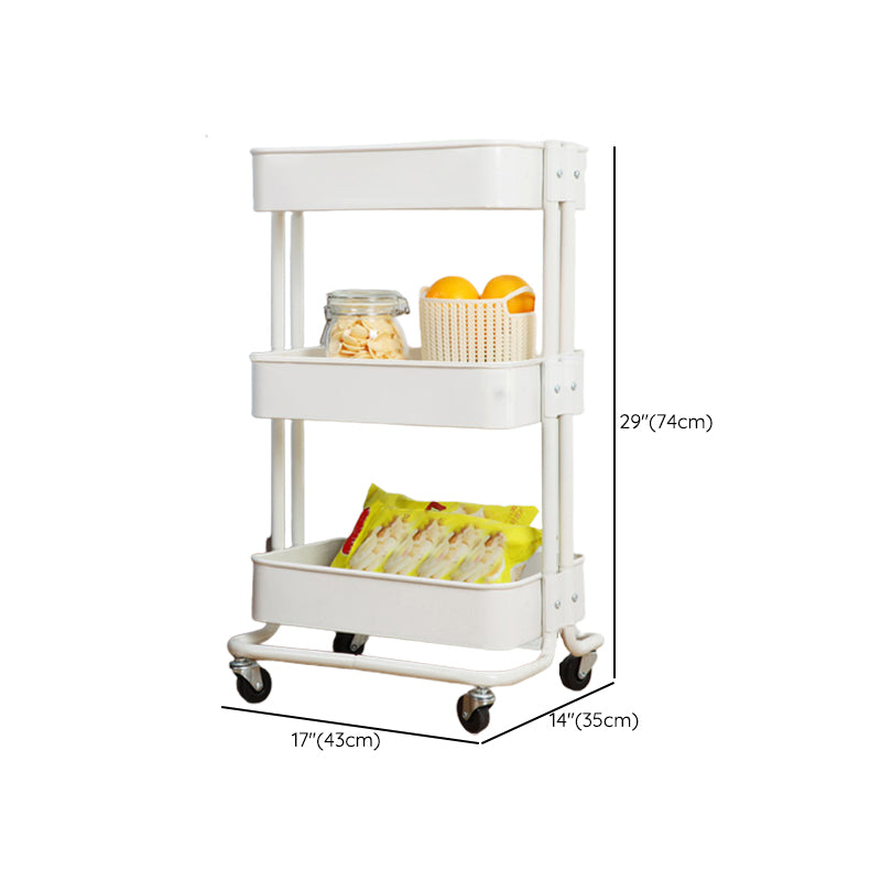 Contemporary Etagere Bookshelf Metal Open Back Bookcase with Shelves