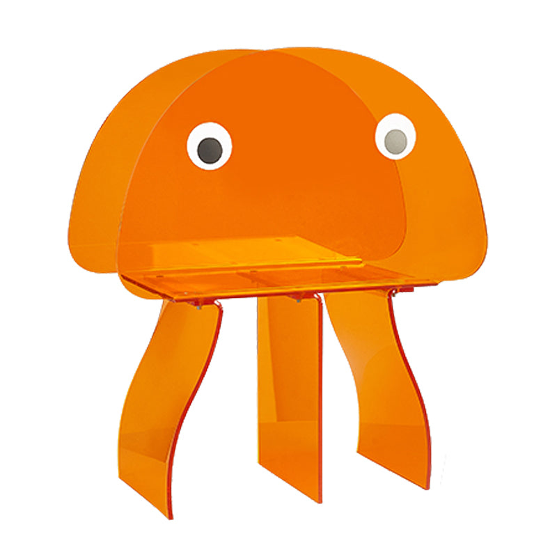 Contemporary Antique Finish Shelf Bookcase Geometric Shape Bookshelf