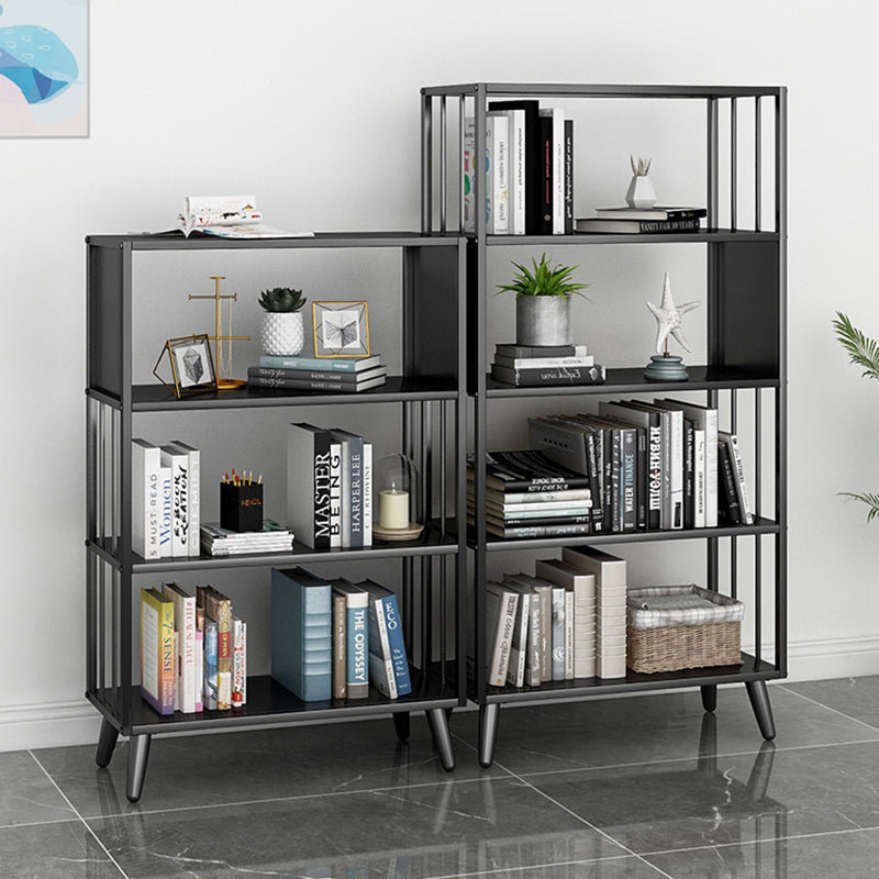 11" W Glam Antique Finish Shelf Bookcase Etagere Metal Bookshelf