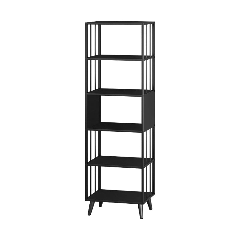 11" W Glam Antique Finish Shelf Bookcase Etagere Metal Bookshelf